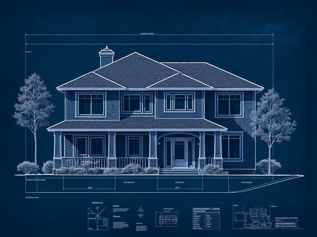 Custom home design blueprint Brisbane