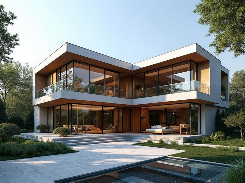 Modern custom home exterior Brisbane